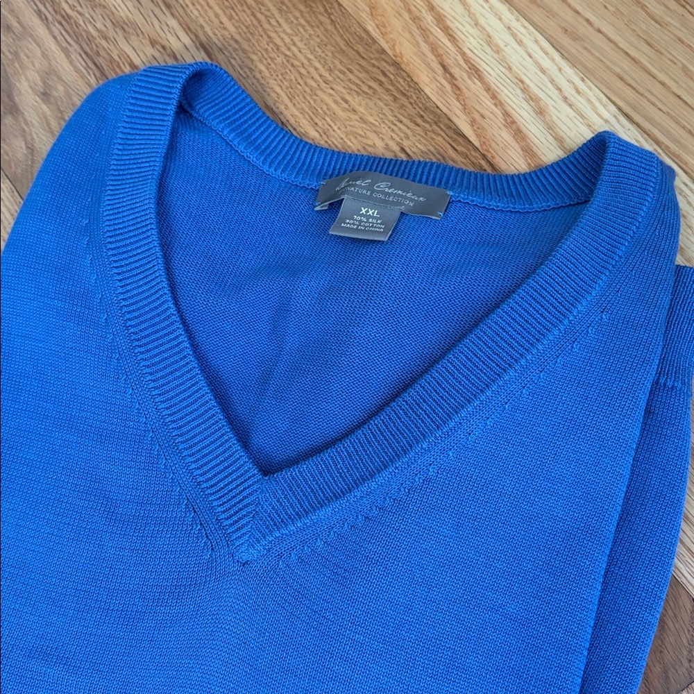 Daniel Cremieux Men’s XXL Sweater Vest 70% Silk 30% Cotton